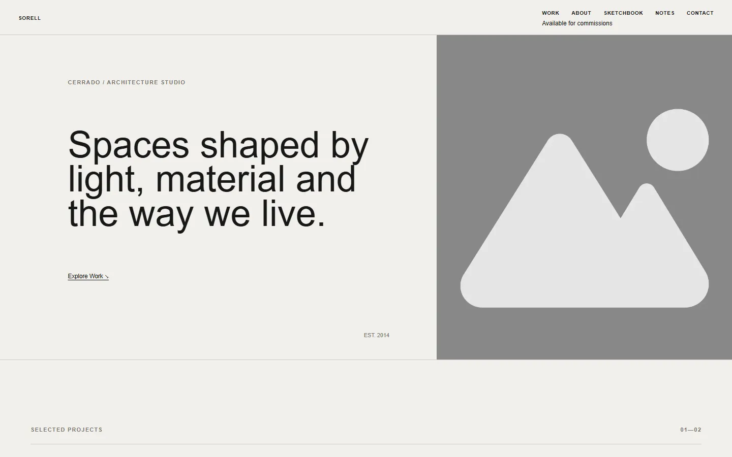 Home page of Demo 04, Architecture Studio